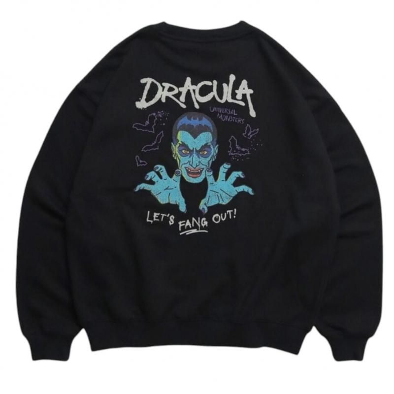 UNIVERSAL MONSTERS モンスターグラフィック スウェット DRACULA