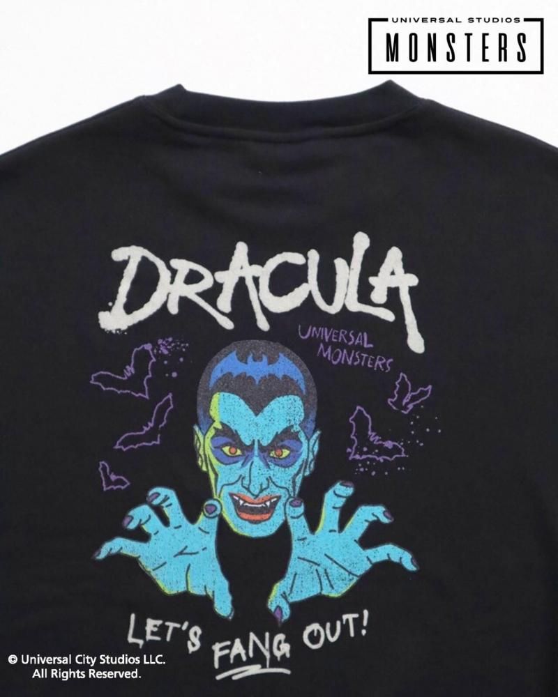 UNIVERSAL MONSTERS モンスターグラフィック スウェット DRACULA