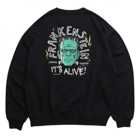 UNIVERSAL MONSTERS モンスターグラフィック スウェット FRANKENSTEIN