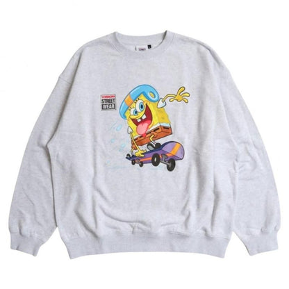 スポンジ・ボブ×VISION Skateboard スウェット GRAY