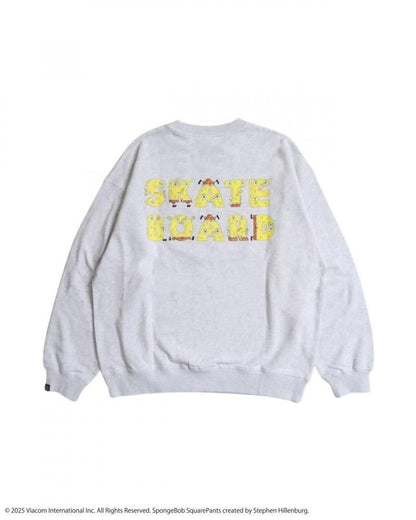 スポンジ・ボブ×VISION Skateboard スウェット GRAY