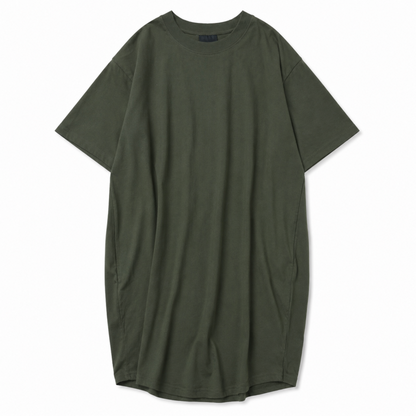 B品 ロング丈 Tシャツ GREEN