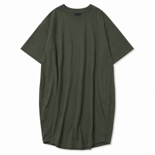 B品 ロング丈 Tシャツ GREEN