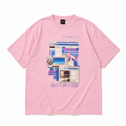 M.E. MYUUA ETERNAL OUTDATED ボーイズTシャツ PINK