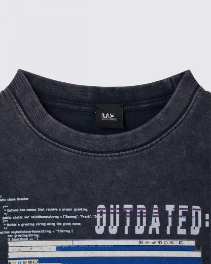 M.E. MYUUA ETERNAL OUTDATED ボーイズTシャツ BLACK