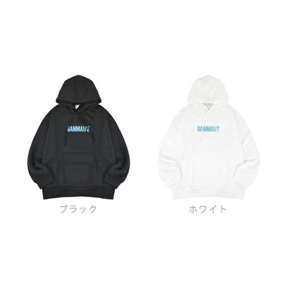 らんま1/2 フーディー 裏起毛 パーカー WHITE