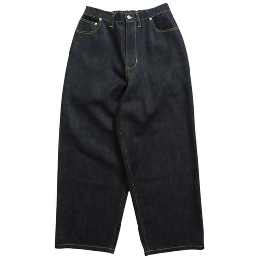 VISION STREET WEAR Rigid Buggy Denim / リジッドデニム バギーパンツ Black