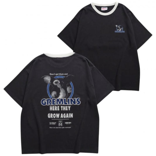 GREMLINS グレムリン ギズモ サークルリンガーTee / 半袖Tシャツ Charcoal