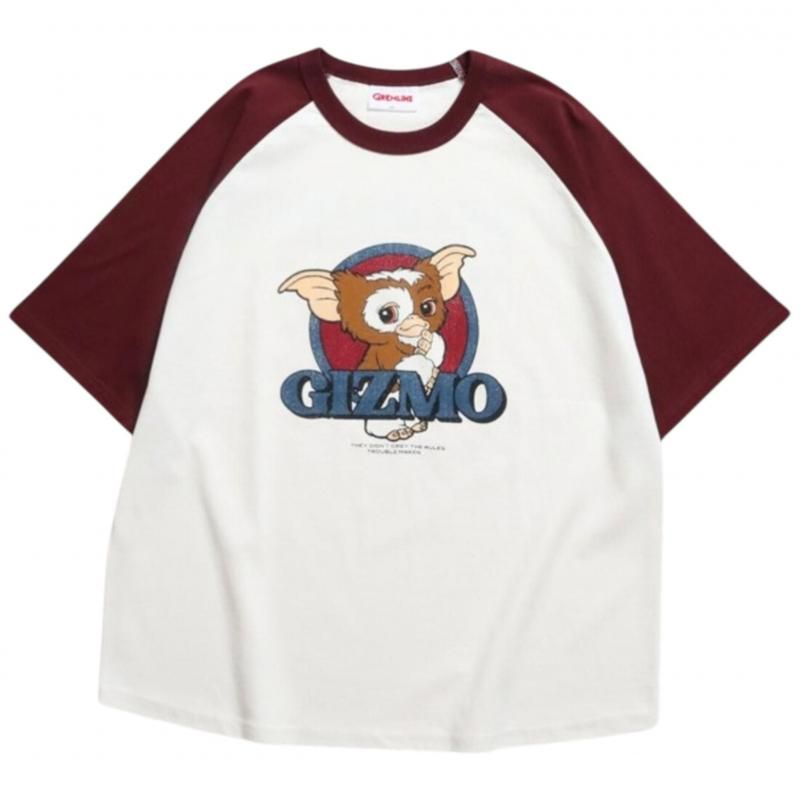 GREMLINS グレムリン ギズモ レトロポスターTee / 半袖Tシャツ Ringer Wine