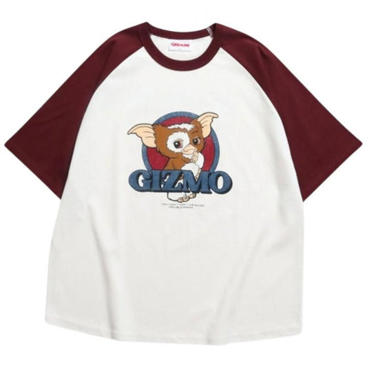 GREMLINS グレムリン ギズモ レトロポスターTee / 半袖Tシャツ Ringer Wine