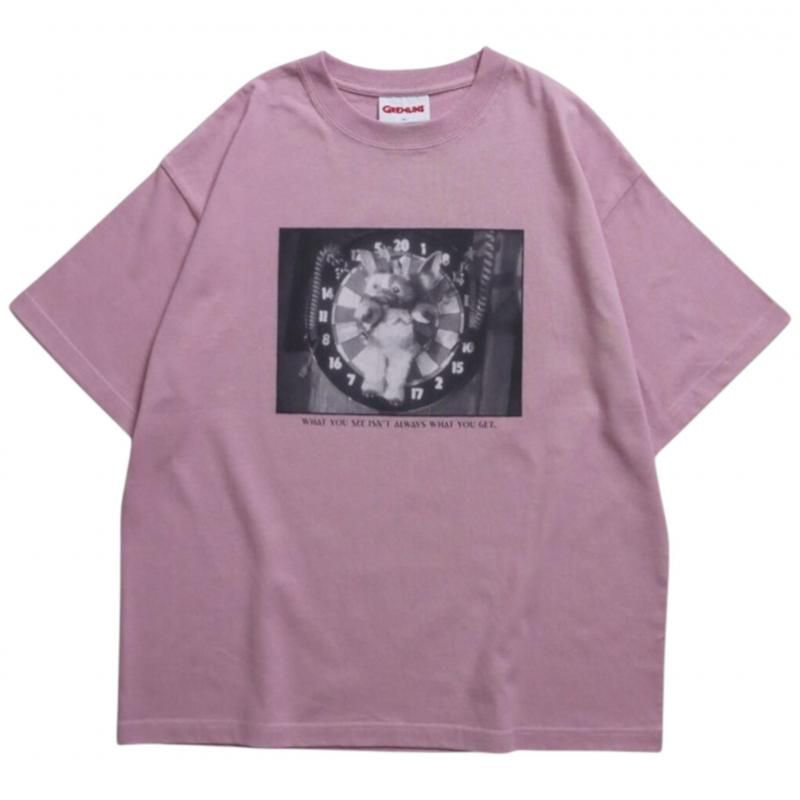GREMLINS グレムリン ギズモ ダーツフォトTee / 半袖Tシャツ Pink