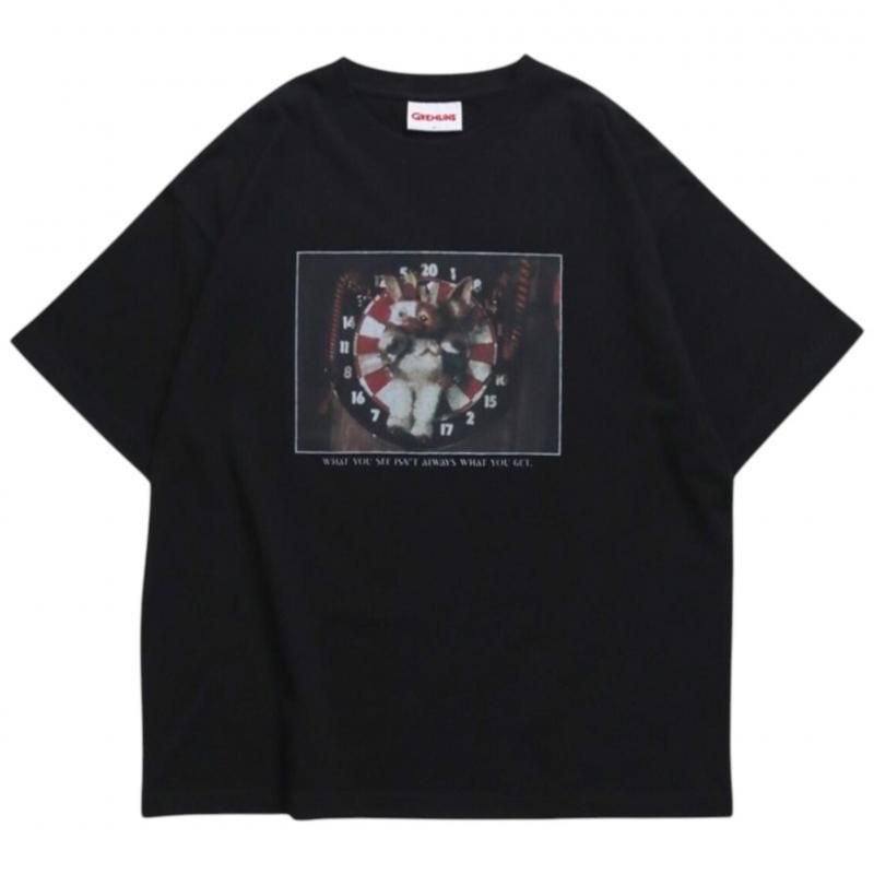 GREMLINS グレムリン ギズモ ダーツフォトTee / 半袖Tシャツ Black