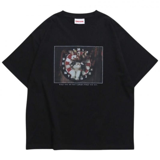 GREMLINS グレムリン ギズモ ダーツフォトTee / 半袖Tシャツ Black