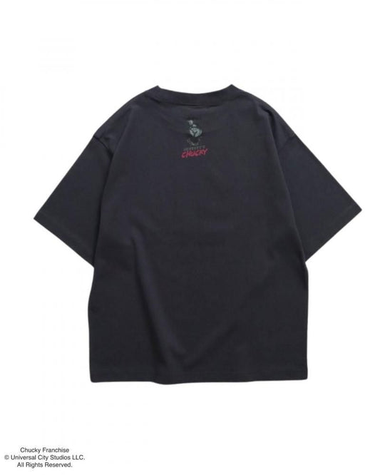 CHUCKY チャッキー BIGプリントTee 半袖Tシャツ チャイルド・プレイ Charcoal