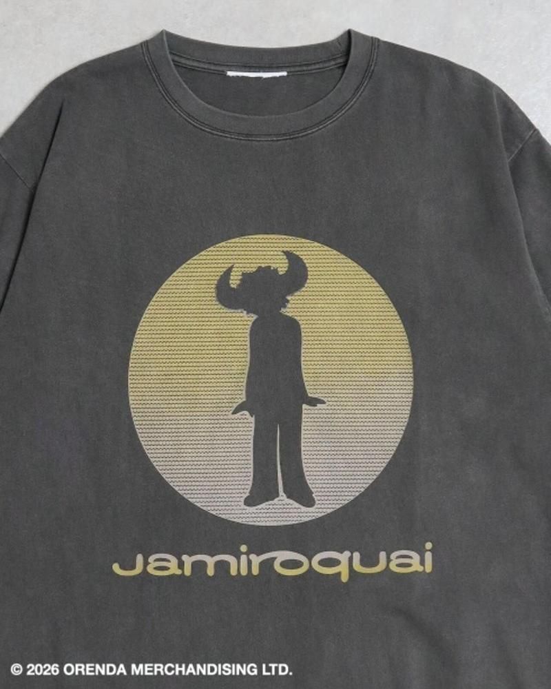 Jamiroquai ジャミロクワイ バッファローマンTシャツ 半袖 Charcoal