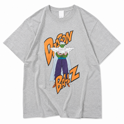 キャラクター Tシャツ ドラゴンボール ピッコロ＆ロゴ/GY TE1226 TE1227 (D010821）
