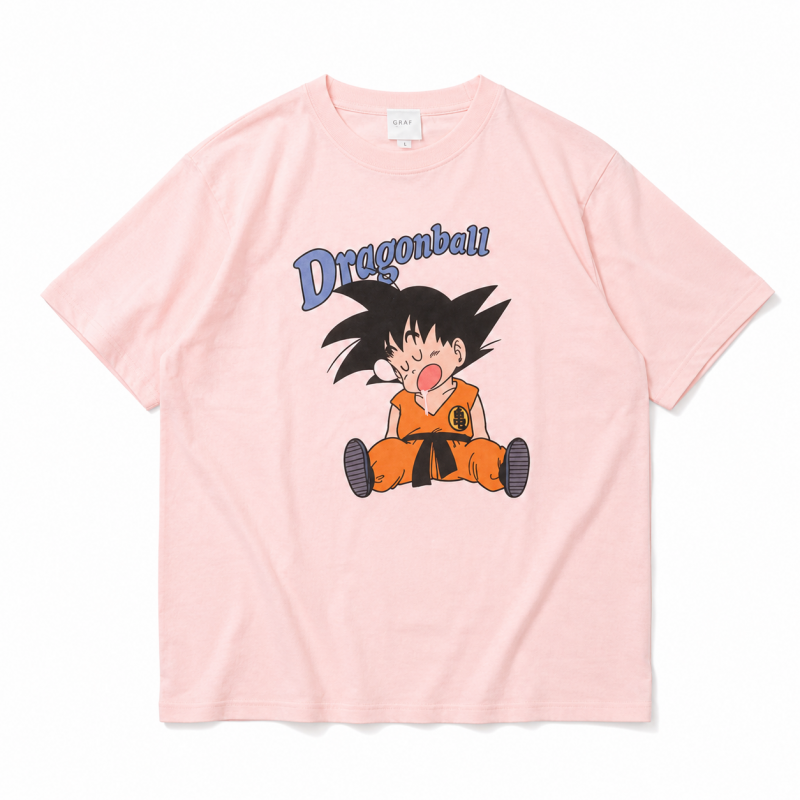 キャラクター Tシャツ ドラゴンボール 悟空おやすみ TE1212 TE1213 (D010821）