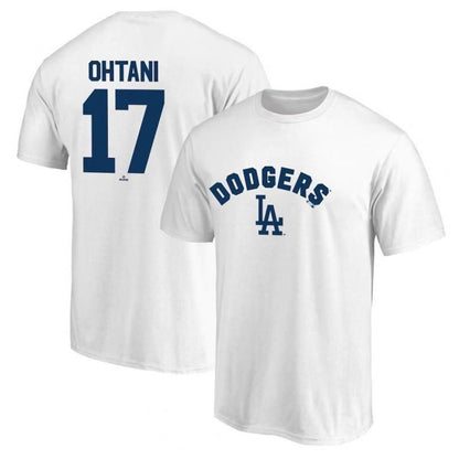 Fanatics ロサンゼルス・ドジャース 大谷翔平 ネームアンドナンバー Tシャツ ホワイト