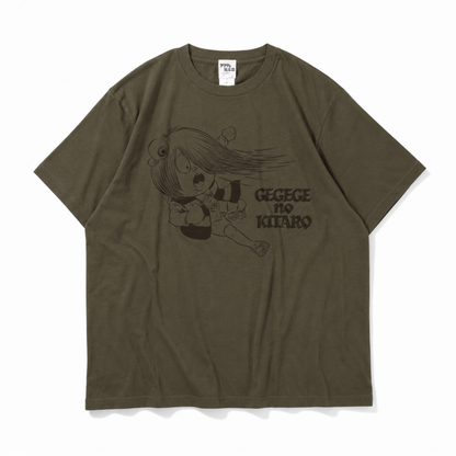 キャラクター Tシャツ ゲゲゲの鬼太郎 髪の毛針 MZ1095 MZ1096