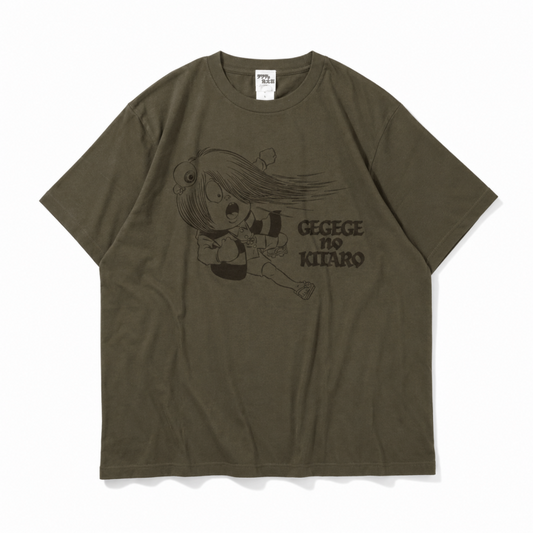 キャラクター Tシャツ ゲゲゲの鬼太郎 髪の毛針 MZ1095 MZ1096