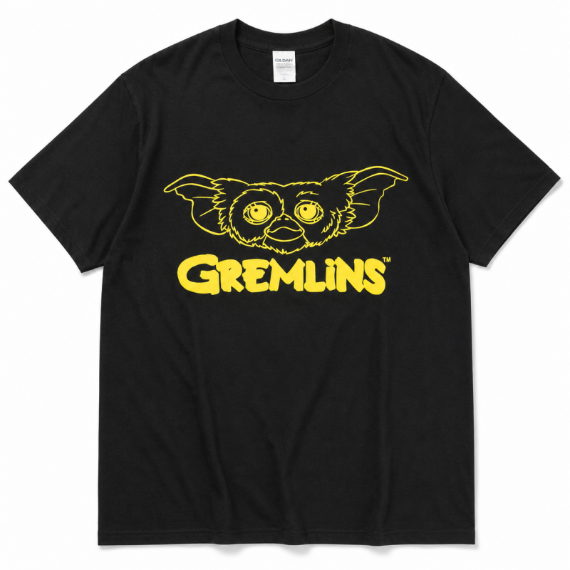キャラクター Tシャツ  発泡プリント GREMLINS グレムリン フェイス WB3421 WB3422