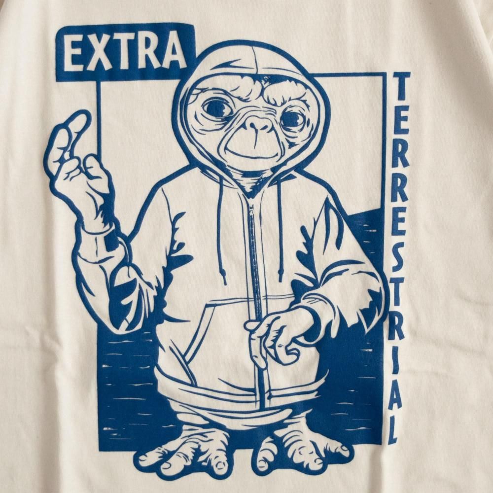 キャラクター Tシャツ  発泡プリント E.T. ポーズ UNO1357 UNO1358