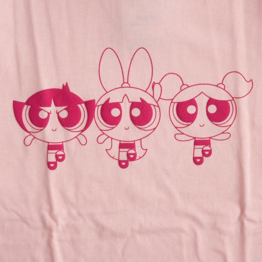 キャラクター Tシャツ  発泡プリント パワーパフガールズ ガールズ ライン WB3429 WB3430