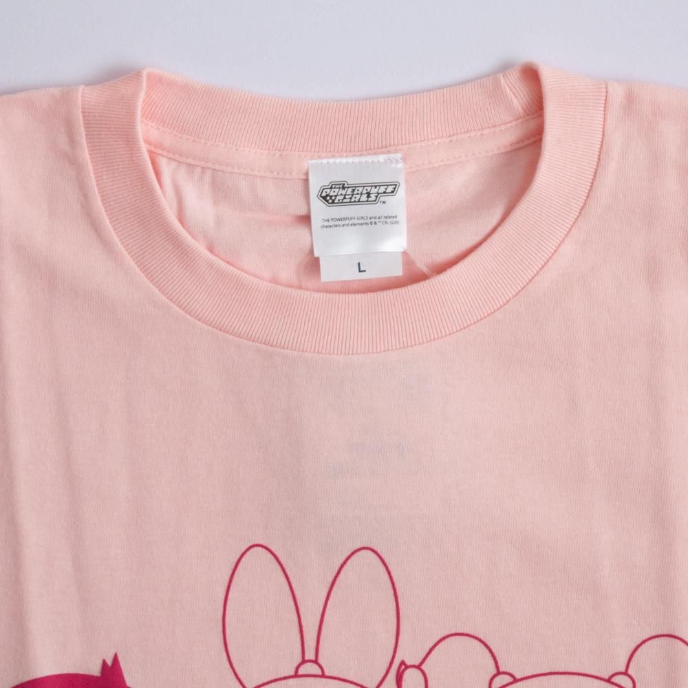 キャラクター Tシャツ  発泡プリント パワーパフガールズ ガールズ ライン WB3429 WB3430
