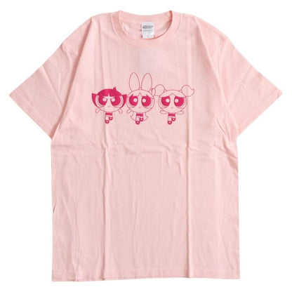 キャラクター Tシャツ  発泡プリント パワーパフガールズ ガールズ ライン WB3429 WB3430
