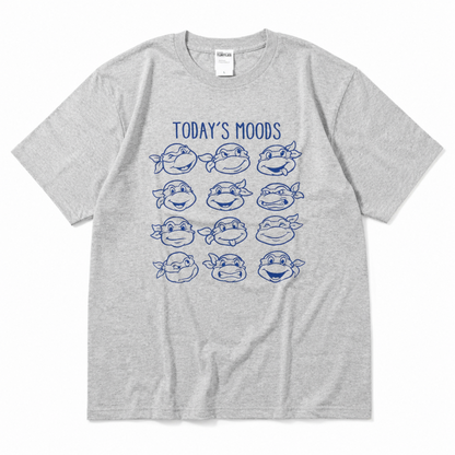 キャラクター Tシャツ  発泡プリント ティーンエイジ・ミュータント・ニンジャ・タートルズ フェイスいろいろ NJ1014 NJ1015