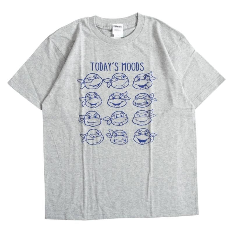 キャラクター Tシャツ  発泡プリント ティーンエイジ・ミュータント・ニンジャ・タートルズ フェイスいろいろ NJ1014 NJ1015