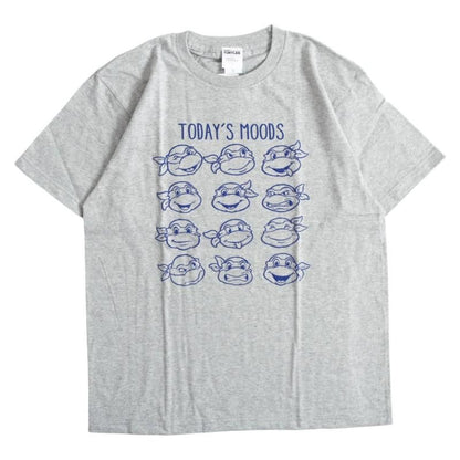 キャラクター Tシャツ  発泡プリント ティーンエイジ・ミュータント・ニンジャ・タートルズ フェイスいろいろ NJ1014 NJ1015