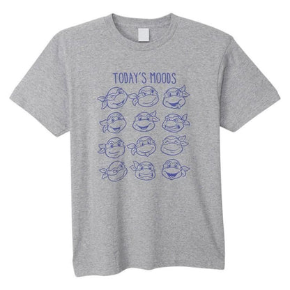 キャラクター Tシャツ  発泡プリント ティーンエイジ・ミュータント・ニンジャ・タートルズ フェイスいろいろ NJ1014 NJ1015