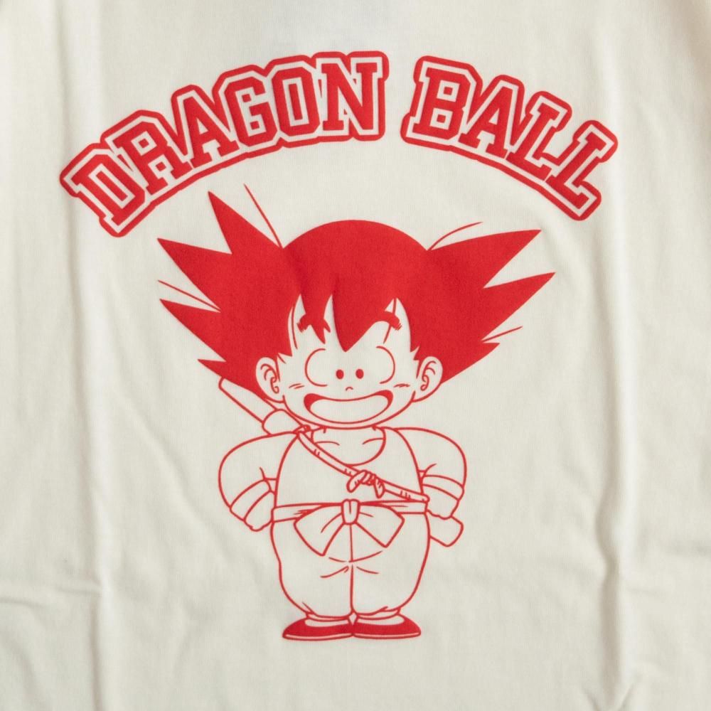 キャラクター Tシャツ  発泡プリント ドラゴンボール 孫悟空とロゴ IV TE2149