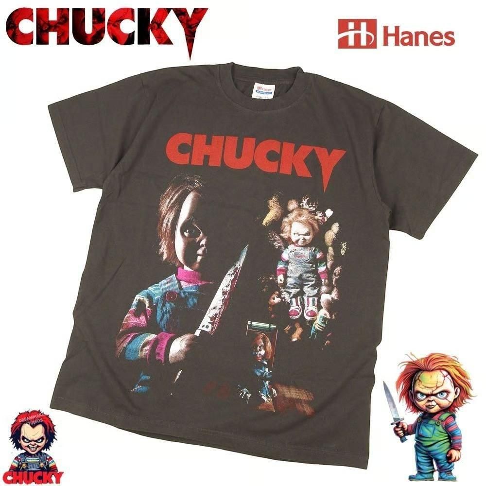 CHUCKY チャイルドプレイ チャッキー 並行輸入品 Tシャツ 359