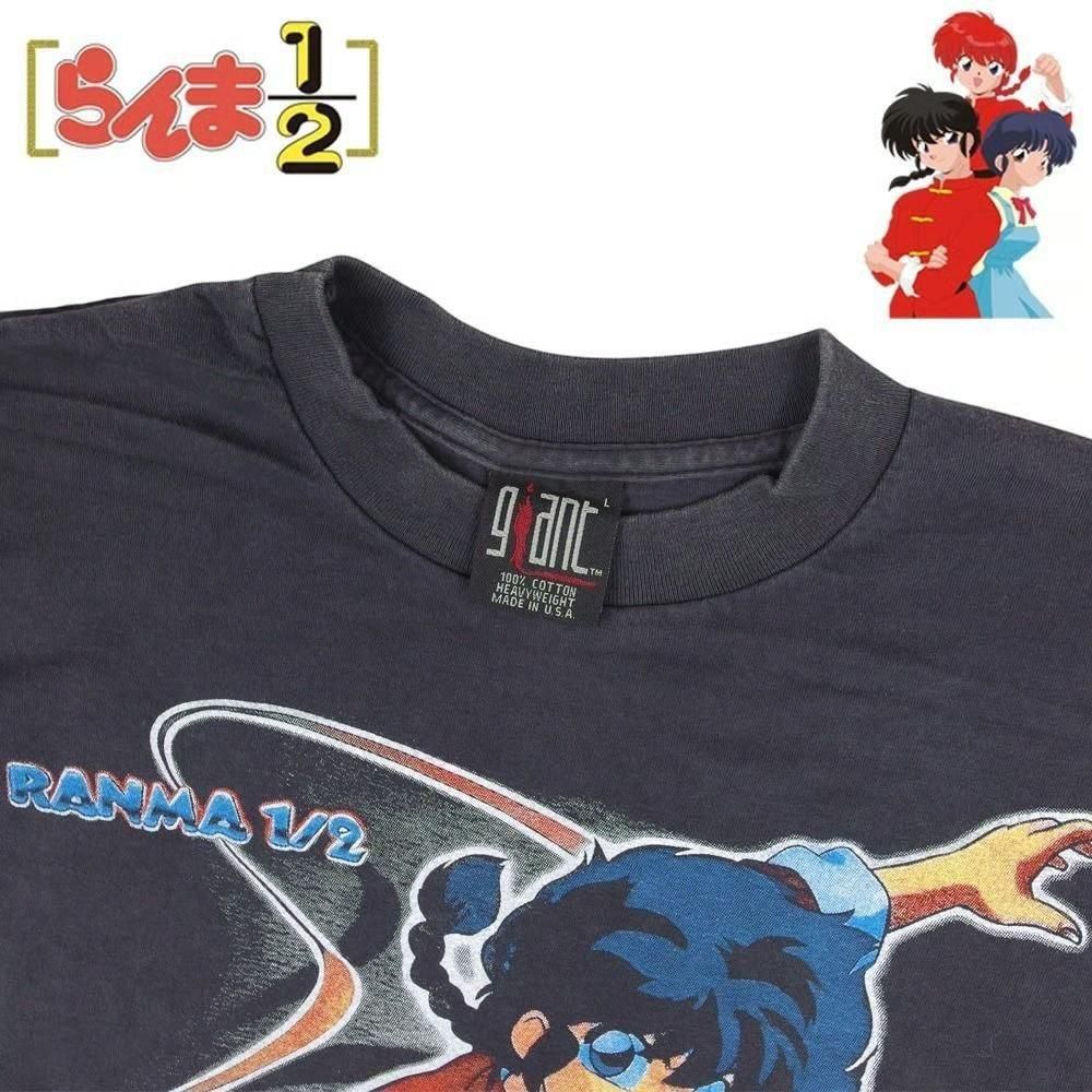 らんま1/2 並行輸入品 アニメ Tシャツ BLACK 403