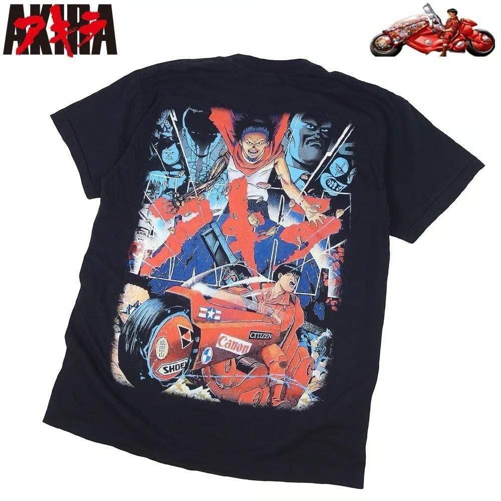 AKIRA アキラ アニメ 漫画 Tシャツ並行輸入品 BLACK 391
