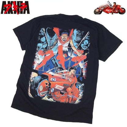 AKIRA アキラ アニメ 漫画 Tシャツ並行輸入品 BLACK 391