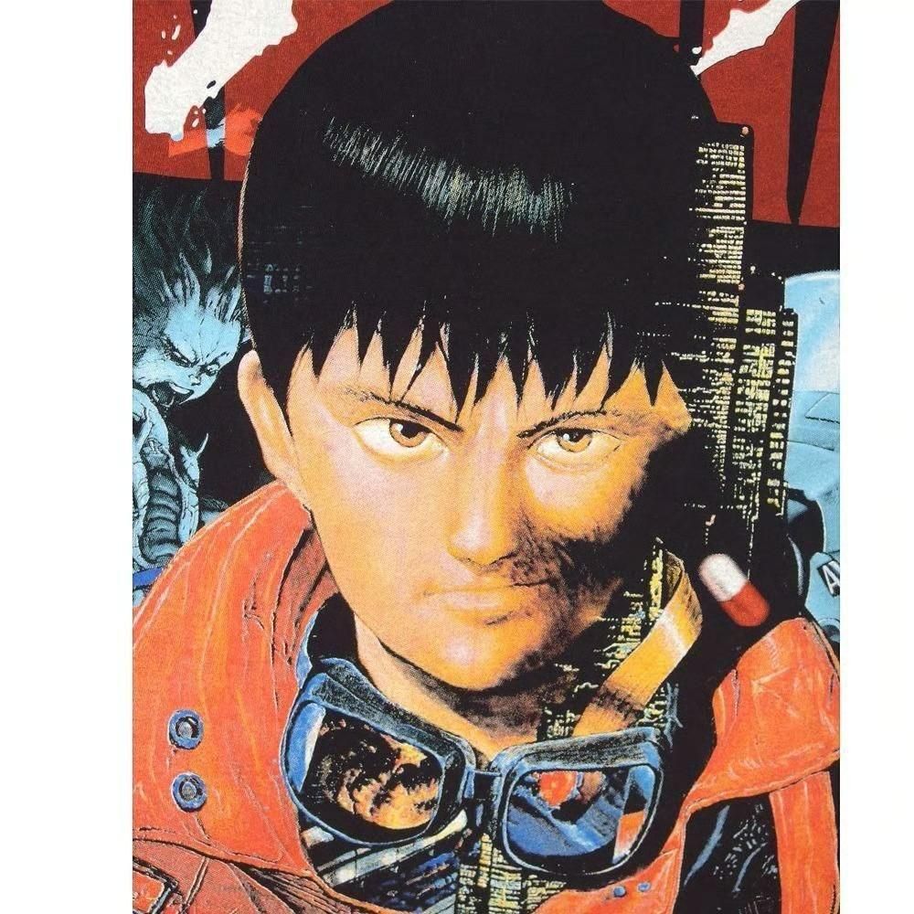 AKIRA アキラ アニメ 漫画 Tシャツ並行輸入品 BLACK 391