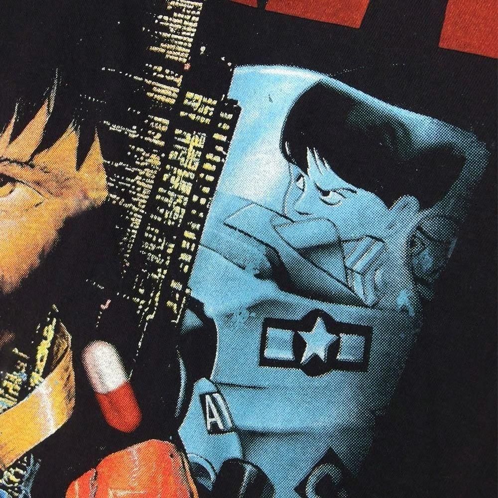 AKIRA アキラ アニメ 漫画 Tシャツ並行輸入品 BLACK 391