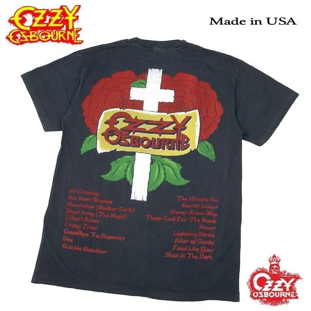 Ozzy Osbourne Tシャツ オジーオズボーン USA製 並行輸入品 Tシャツ BLACK 296