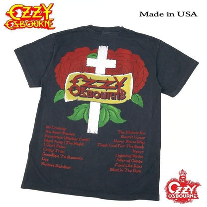 Ozzy Osbourne Tシャツ オジーオズボーン USA製 並行輸入品 Tシャツ BLACK 296