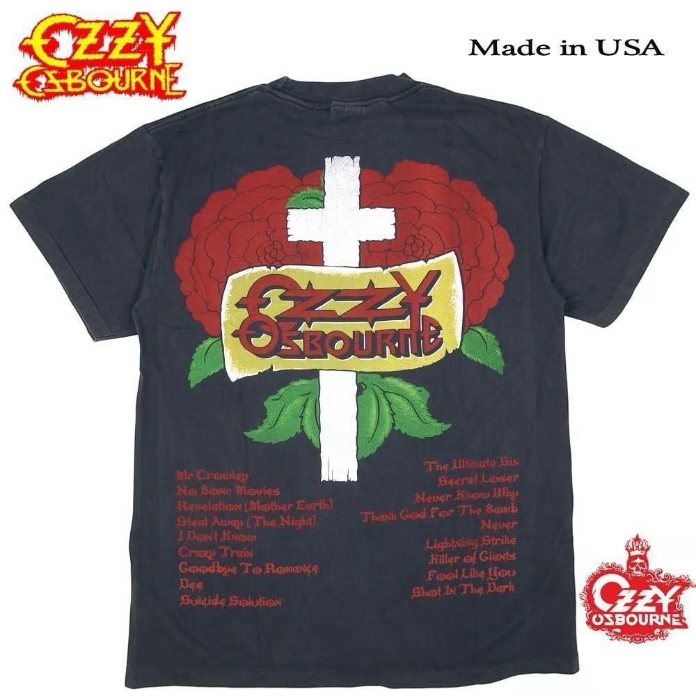Ozzy Osbourne Tシャツ オジーオズボーン USA製 並行輸入品 Tシャツ BLACK 296