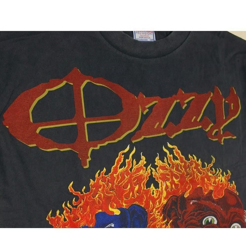 Ozzy Osbourne Tシャツ オジーオズボーン USA製 並行輸入品 Tシャツ BLACK 296