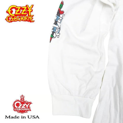 Ozzy Osbourne ロンT オジーオズボーン USA製 並行輸入品 Tシャツ WHITE 267