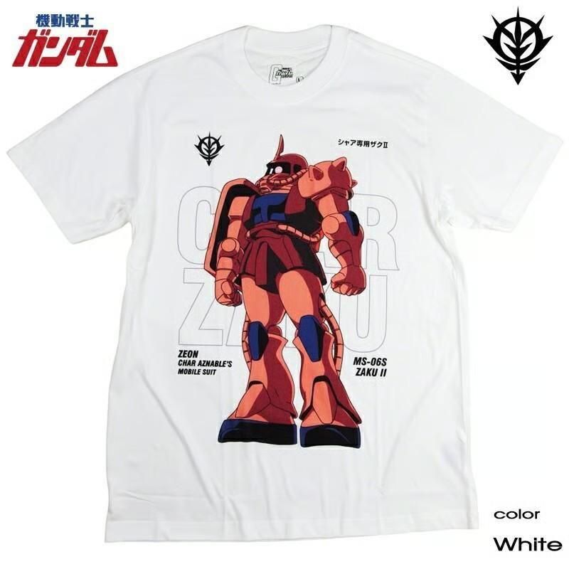 機動戦士ガンダム シャア専用 ザク Ｔシャツ WHITE eplus1246