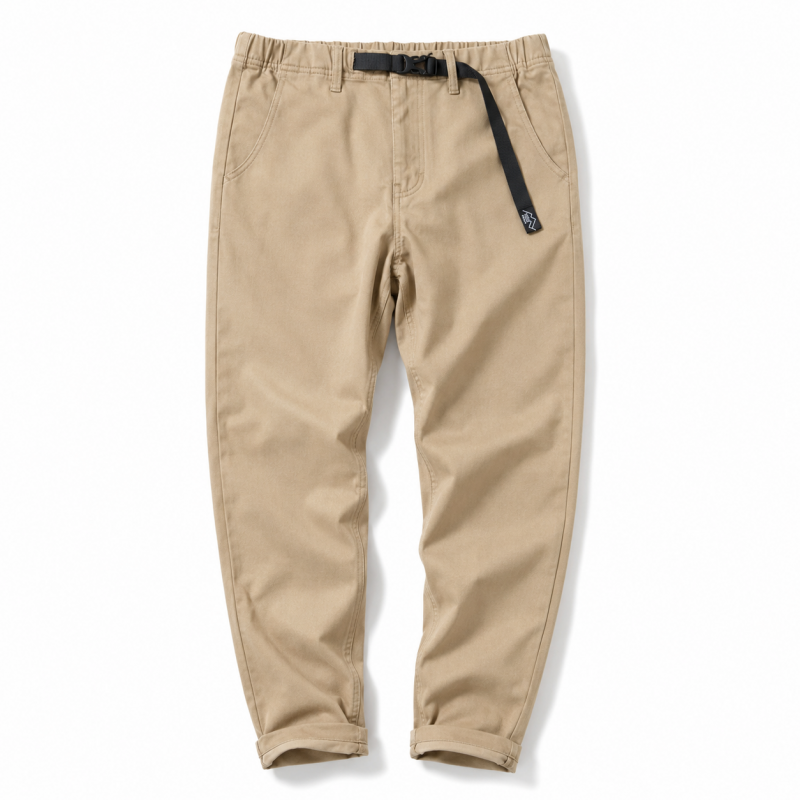 POWER TO THE PEOPLE MOVING PANTS ムービング ストレッチツイルパンツ BEIGE