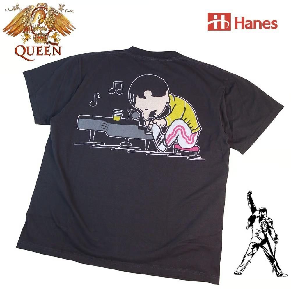 QUEEN クイーン スヌーピー PEATUS USA製 並行輸入品 Tシャツ BLACK 413