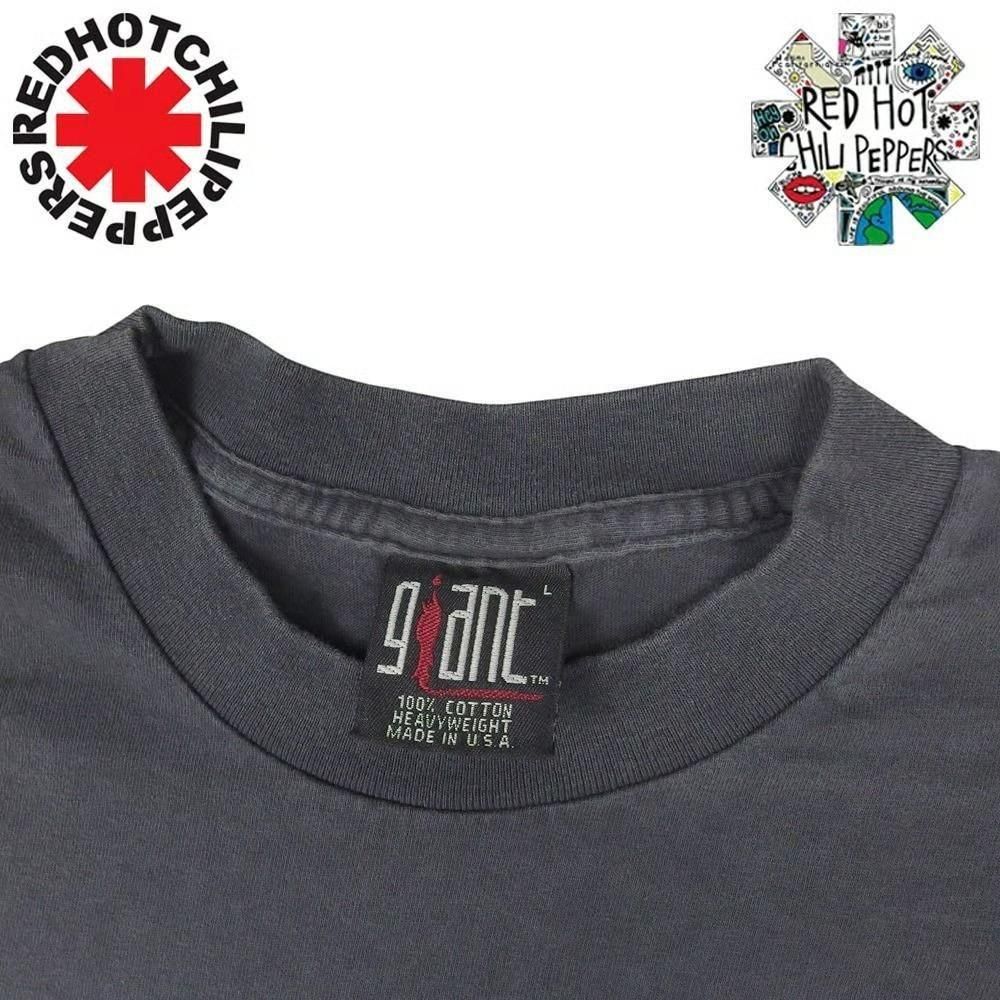 RED HOT CHILIPEPPERS レッドホットチリペッパーズ USA製 並行輸入品 フォト柄 ロンT 329