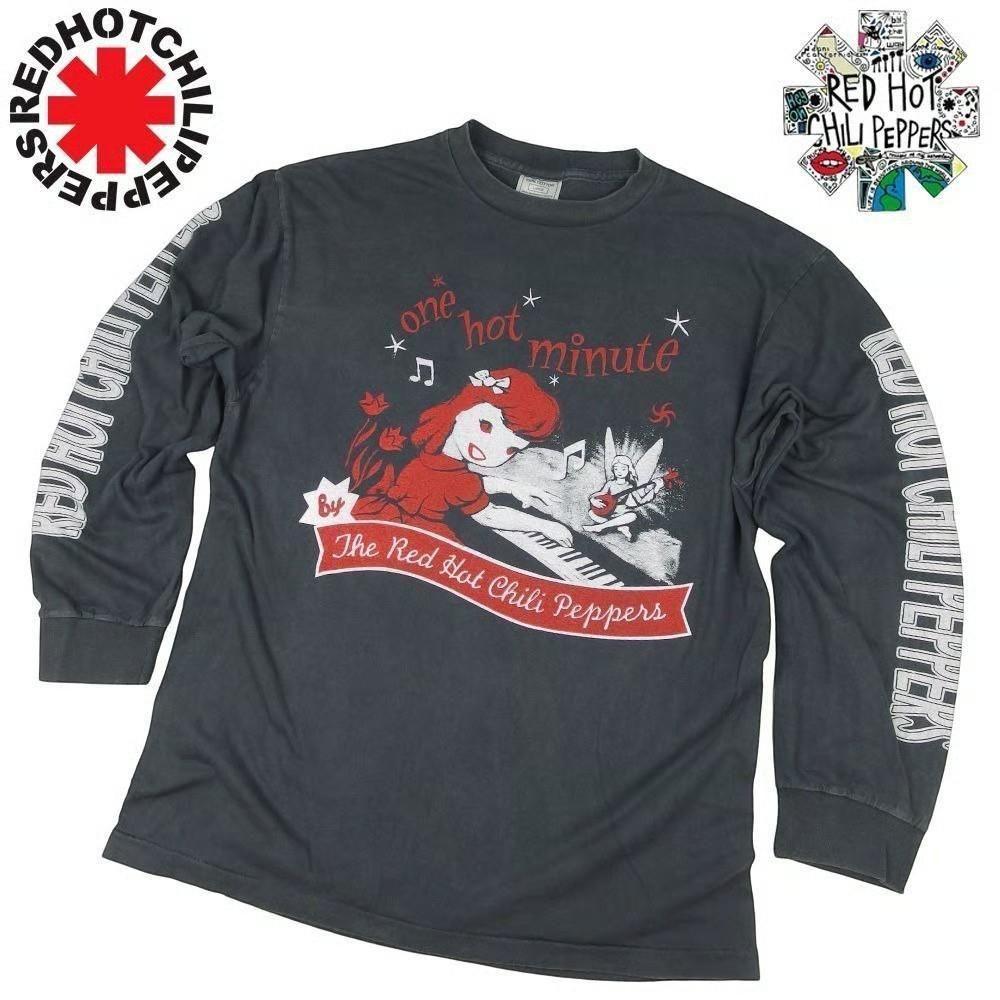 RED HOT CHILIPEPPERS レッドホットチリペッパーズ USA製 並行輸入品 ONE HOT MINUTE ロンT 330